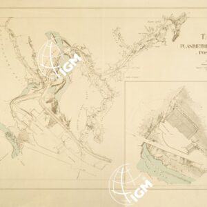 PLANIMETRIA DELLE R.R. GROTTE DI POSTUMIA - Tavola I