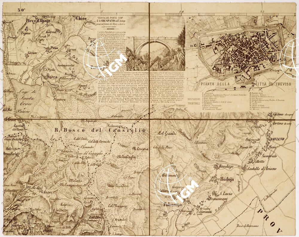 TOPOGRAFIA DELLA PROV. DI TREVISO... Tavola 3