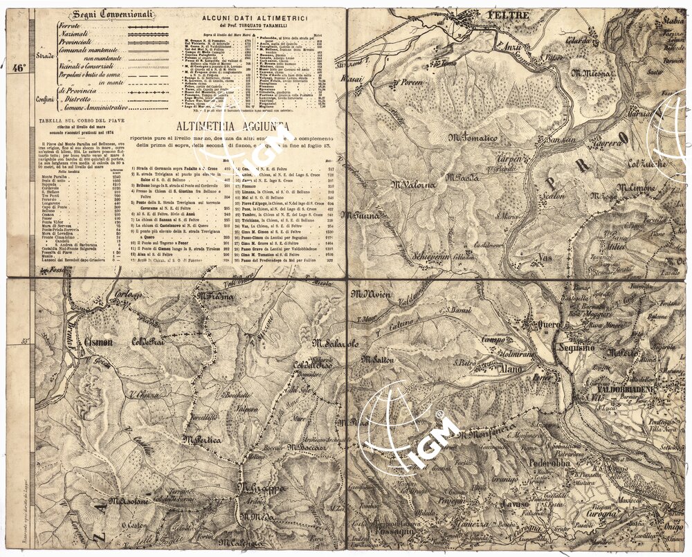 TOPOGRAFIA DELLA PROV. DI TREVISO... Tavola 5