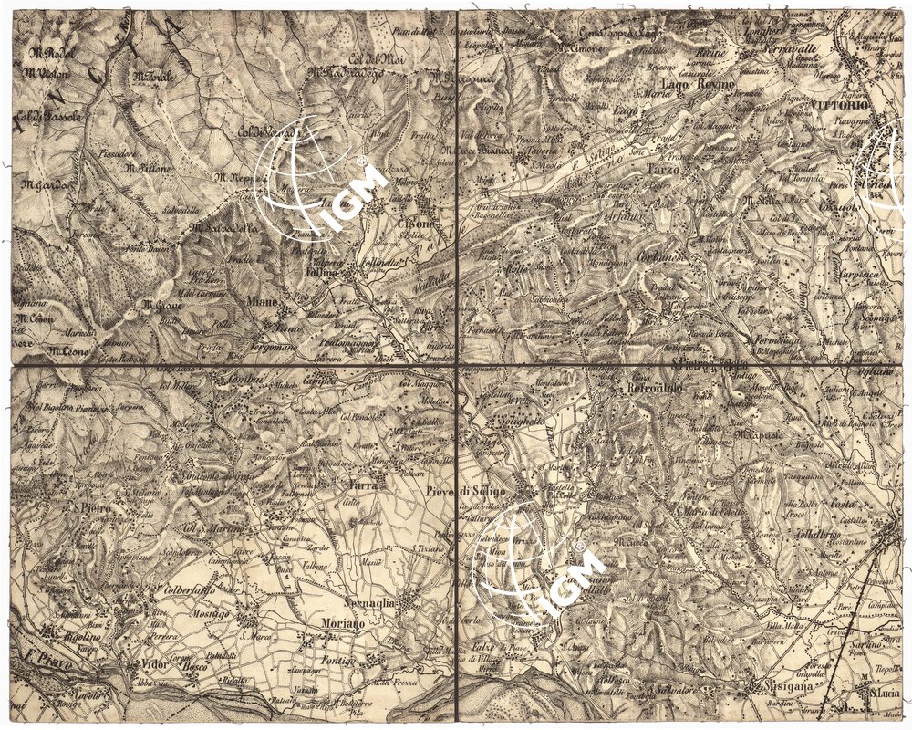 TOPOGRAFIA DELLA PROV. DI TREVISO... Tavola 6