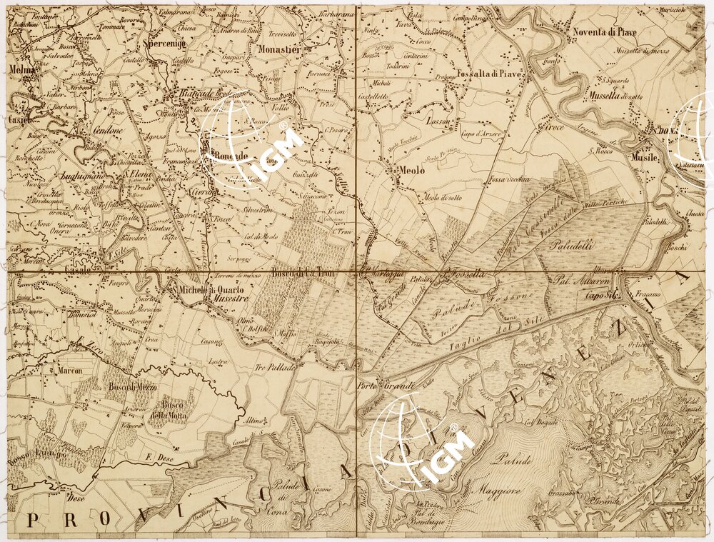 TOPOGRAFIA DELLA PROV. DI TREVISO... Tavola 15