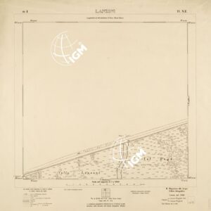 CARTA DELLA LAGUNA VENETA - LANZONI - N. 1 - IV.N.E.