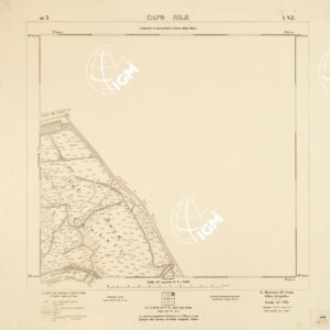 CARTA DELLA LAGUNA VENETA - CAPO SILE - N. 3 - I.N.E.