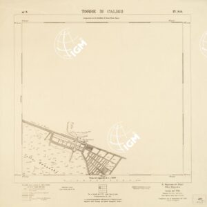CARTA DELLA LAGUNA VENETA - TORRE DI CALIGO - N. 8 - IV.S.O.