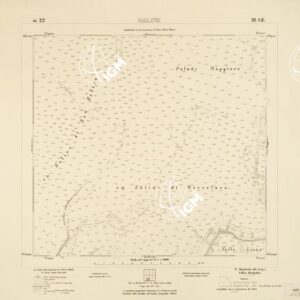 CARTA DELLA LAGUNA VENETA - SALINE - N. 22 - III.S.E.