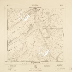 CARTA DELLA LAGUNA VENETA - BASEGIA - N. 24 - II.S.E.