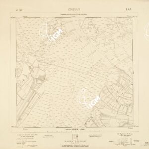 CARTA DELLA LAGUNA VENETA - CREVAN - N. 42 - I.S.E.