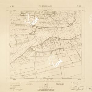 CARTA DELLA LAGUNA VENETA - CA CREPALDO - N. 44 - IV.S.E.