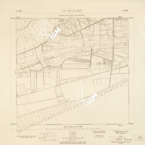 CARTA DELLA LAGUNA VENETA - CA BALLARIN - N. 45 - I.S.O.