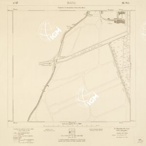 CARTA DELLA LAGUNA VENETA - RANA - N. 47 - III.N.O.
