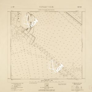 CARTA DELLA LAGUNA VENETA - CANALE V.E.III - N. 49 - II.N.O.