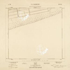 CARTA DELLA LAGUNA VENETA - CA DAMURO - N. 56 - III.N.E.