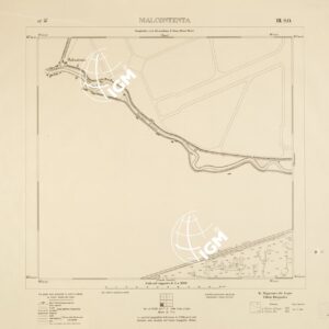 CARTA DELLA LAGUNA VENETA - MALCONTENTA - N. 57 - III.S.O.