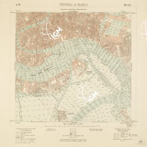 CARTA DELLA LAGUNA VENETA - VENEZIA S. MARCO - N. 61 - III.S.O.