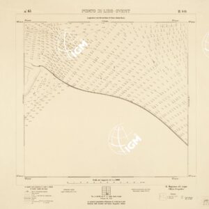 CARTA DELLA LAGUNA VENETA - PORTO DI LIDO OVEST - N. 63 - II.S.O.