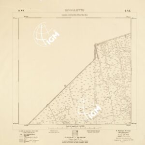 CARTA DELLA LAGUNA VENETA - DOGALETTO - N. 65 - I.N.E.