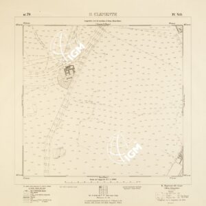 CARTA DELLA LAGUNA VENETA - S. CLEMENTE - N. 70 - IV.N.O.
