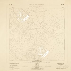 CARTA DELLA LAGUNA VENETA - MOTTE DI VOLPEGO - N. 75 - IV.S.E.