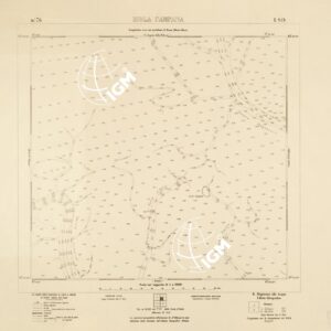 CARTA DELLA LAGUNA VENETA - ISOLA CAMPANA - N. 76 - I.S.O.
