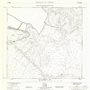 CARTA DELLA LAGUNA VENETA - TORSON DI SOPRA - N. 80 - II.N.E.