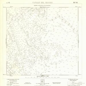 CARTA DELLA LAGUNA VENETA - CANALE DEL RISCHIO - N. 82 - III.N.E.