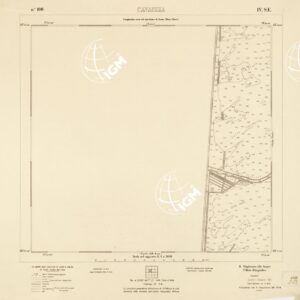 CARTA DELLA LAGUNA VENETA - CAVAIZZA - N. 100 - IV.S.E.