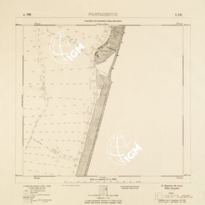 CARTA DELLA LAGUNA VENETA - PORTO SECCO - N.106 - I.S.E.