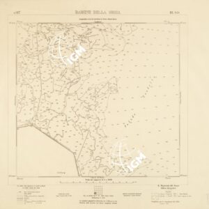CARTA DELLA LAGUNA VENETA - BARENE DELLA GRISA - N. 117 - III.S.O.
