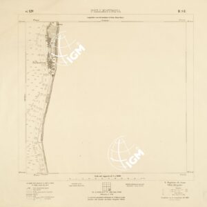 CARTA DELLA LAGUNA VENETA - PELLESTRINA - N. 120 - II.S.E.