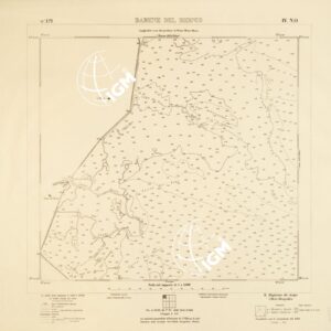 CARTA DELLA LAGUNA VENETA - BARENE DEL BERNIO - N. 121 - IV.N.O.