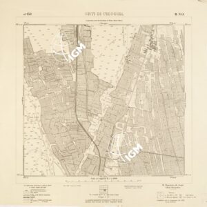 CARTA DELLA LAGUNA VENETA - ORTI DI CHIOGGIA - N. 130 - II.N.O.
