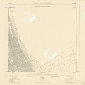 CARTA DELLA LAGUNA VENETA - LIDO DI SOTTOMARINA - N. 131 - II.N.E.