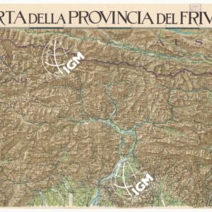 CARTA DELLA PROVINCIA DEL FRIULI CON LA PROVINCIA DI TRIESTE - Foglio 2