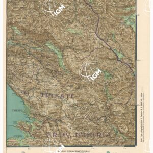 CARTA DELLA PROVINCIA DEL FRIULI CON LA PROVINCIA DI TRIESTE - Foglio 4