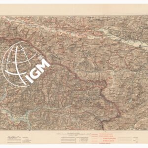 CARTA DEL TEATRO DI GUERRA ITALO - ZONA CARNICA