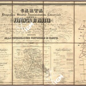 CARTA IDROGRAFICA STRADALE AMMINISTRATIVA CONSORZIALE DELLA PROV. DI PADOVA... Tavola I