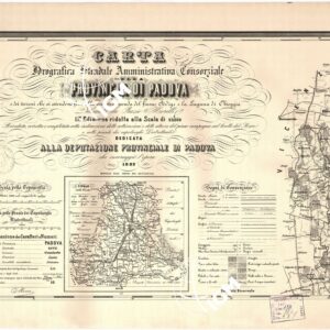 CARTA IDROGRAFICA STRADALE AMMINISTRATIVA CONSORZIALE DELLA PROV. DI PADOVA... Tavola I