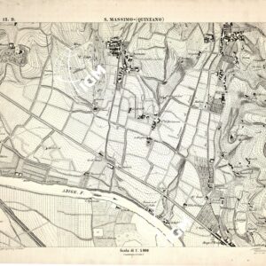CARTA DEI DINTORNI DI VERONA - Foglio 12 B - S. MASSIMO (QUINZANO)