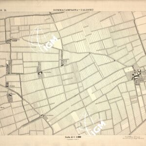 CARTA DEI DINTORNI DI VERONA - Foglio 16 D - SOMMA CAMPAGNA (CALZONI)