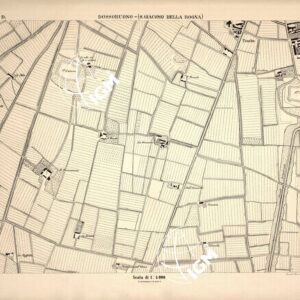 CARTA DEI DINTORNI DI VERONA - Foglio 17 D - DOSSOBUONO (S. GIACOMO DELLA ROGNA)