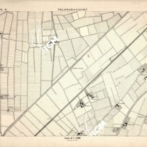 CARTA DEI DINTORNI DI VERONA - Foglio 22 B - VILLAFRANCA (CALURI)