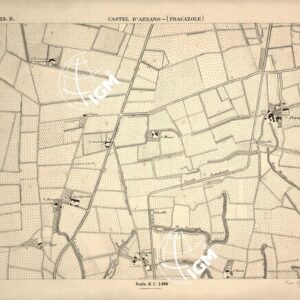 CARTA DEI DINTORNI DI VERONA - Foglio 23 B - CASTEL D'AZZANO (FRACAZOLE)