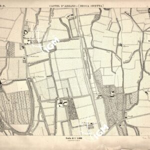 CARTA DEI DINTORNI DI VERONA - Foglio 23 D - CASTEL D'AZZANO (BECCA CIVETTA)