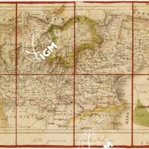 CARTA GEOGRAFICA DEL LOMBARDO VENETO...