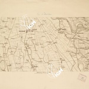 REAMBULIRTEN DETAILKARTE VOM MANOVRE TERRAIN AM MINCIO - CA' DI DAVID - Tavola G II