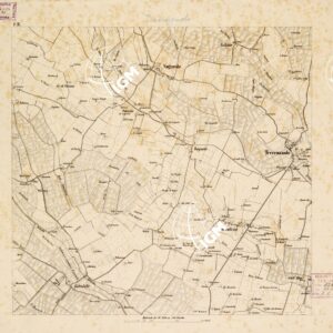 REAMBULIRTEN DETAILKARTE VOM MANOVRE TERRAIN AM MINCIO - TREVENZUOLO - Tavola F IV