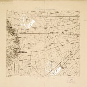 REAMBULIRTEN DETAILKARTE VOM MANOVRE TERRAIN AM MINCIO - SOMMACAMPAGNA - Tavola F II