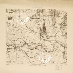 REAMBULIRTEN DETAILKARTE VOM MANOVRE TERRAIN AM MINCIO - BUSSOLENGO - Tavola F I