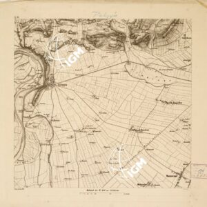 REAMBULIRTEN DETAILKARTE VOM MANOVRE TERRAIN AM MINCIO - VALEGGIO - Tavola E IV