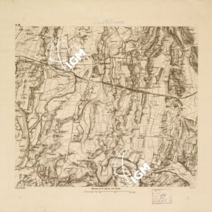 REAMBULIRTEN DETAILKARTE VOM MANOVRE TERRAIN AM MINCIO - CASTELNOVO - Tavola E III